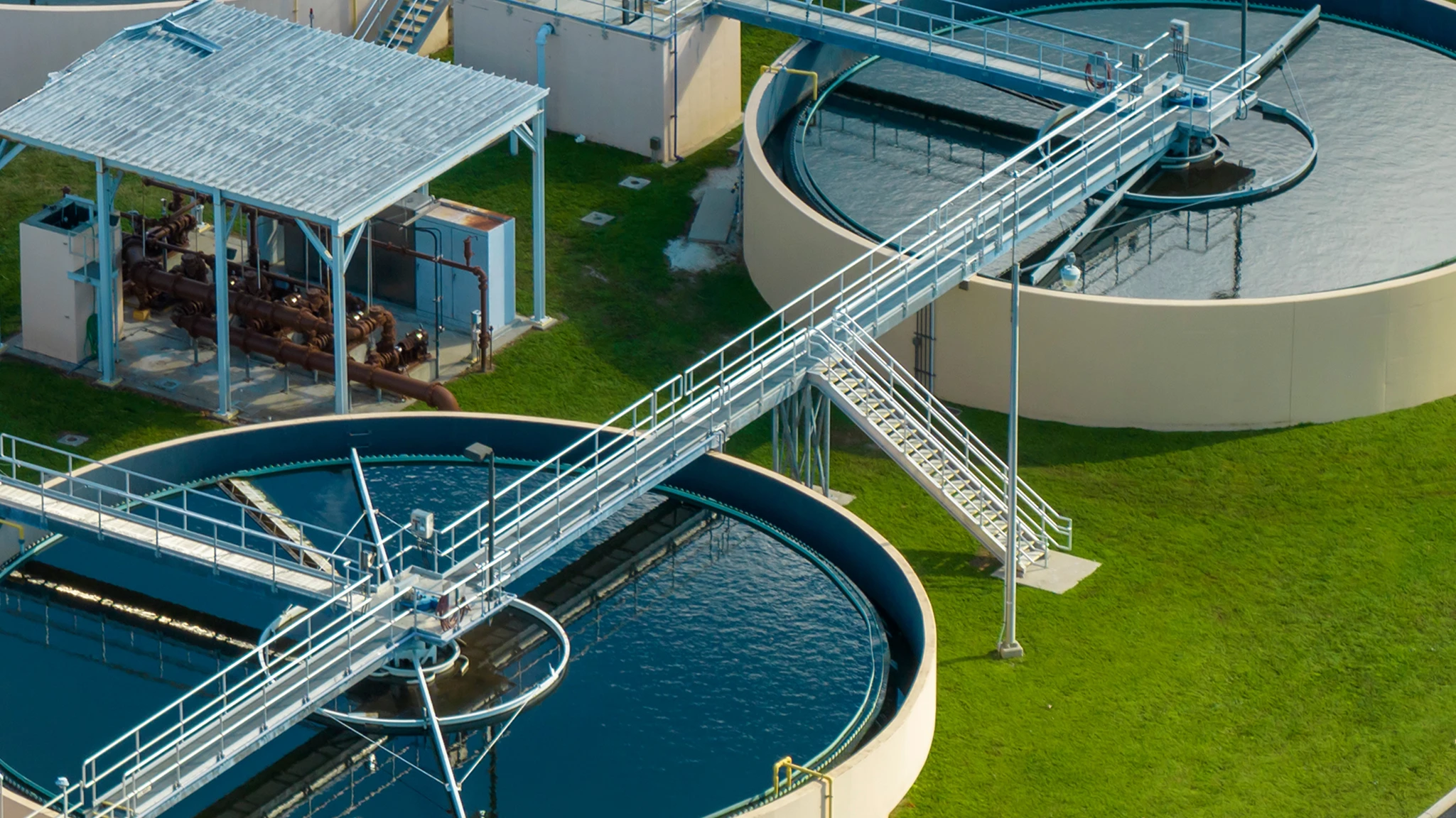 Industrial water treatment facility